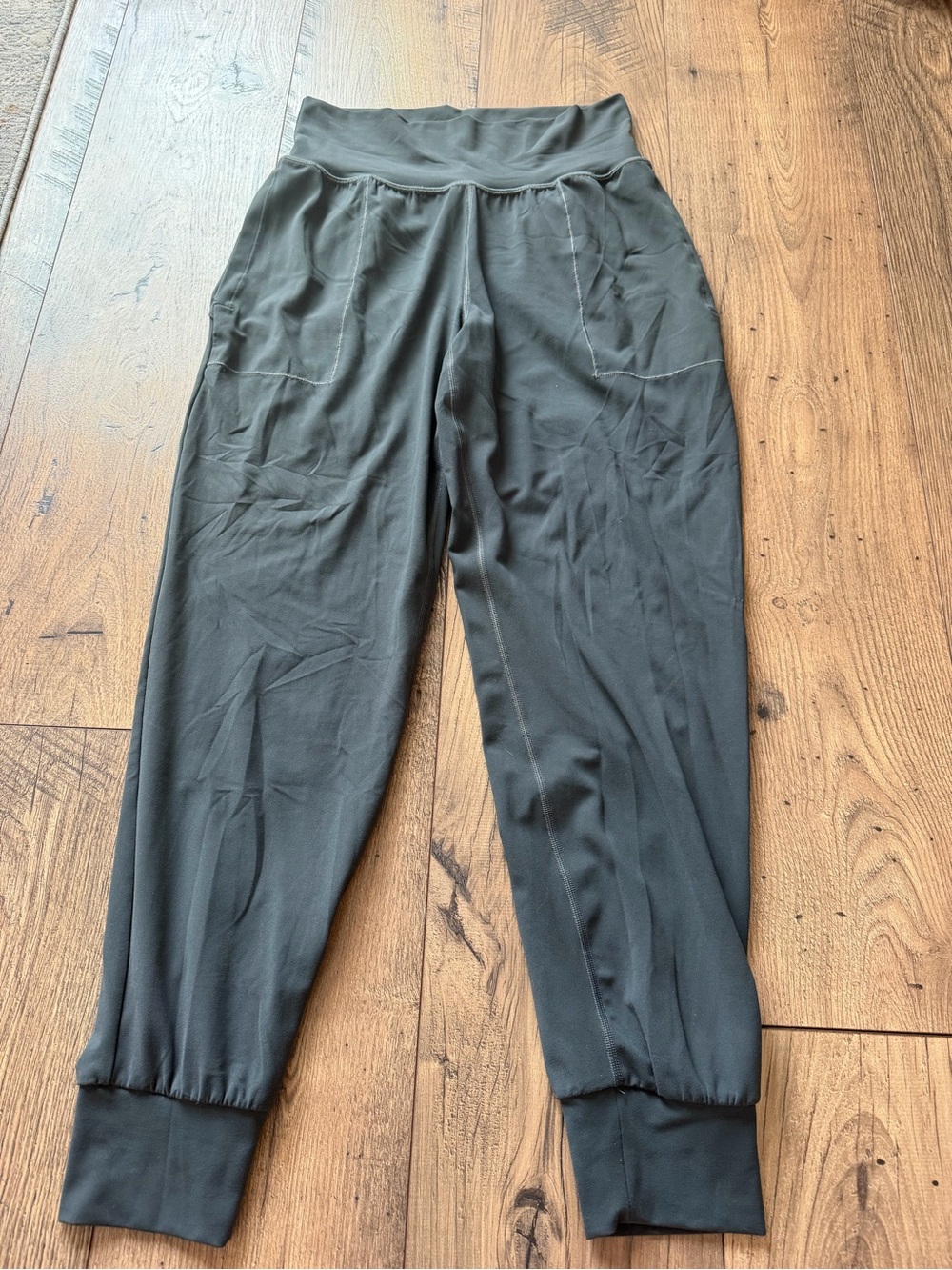 Athleta Gray Salutation High-Rise Powervita Joggers | Size Small S | Excellent